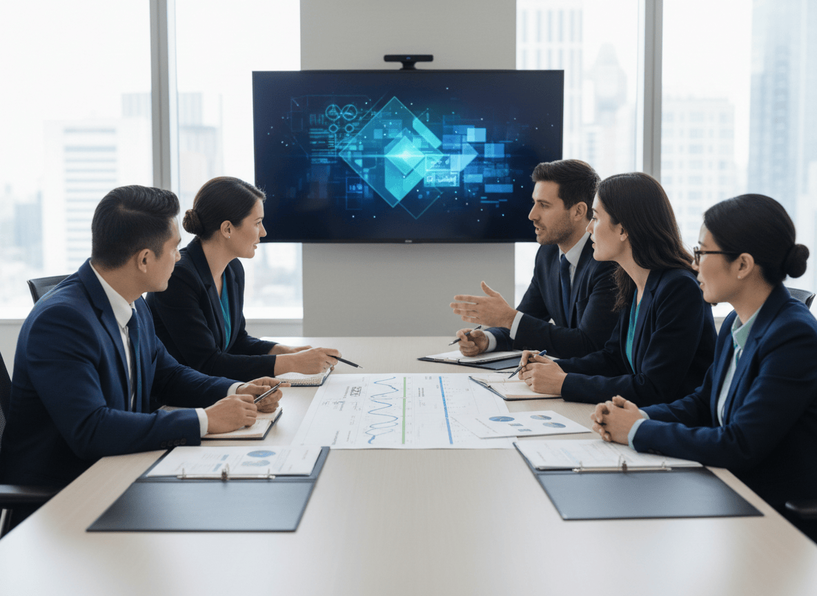 Cross-functional revenue cycle operations team preparing for October regulatory changes
